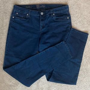 KUT Darkwash Mia Toothpick Skinny Jeans